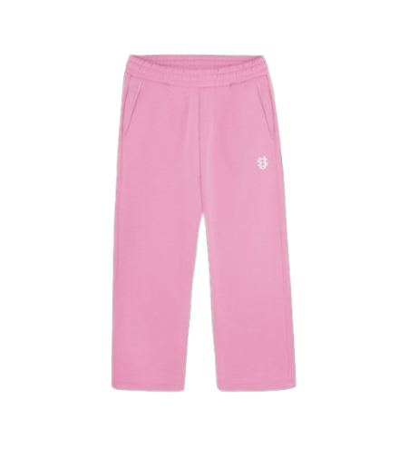 SU White Logo Pink Jogger – Suvene